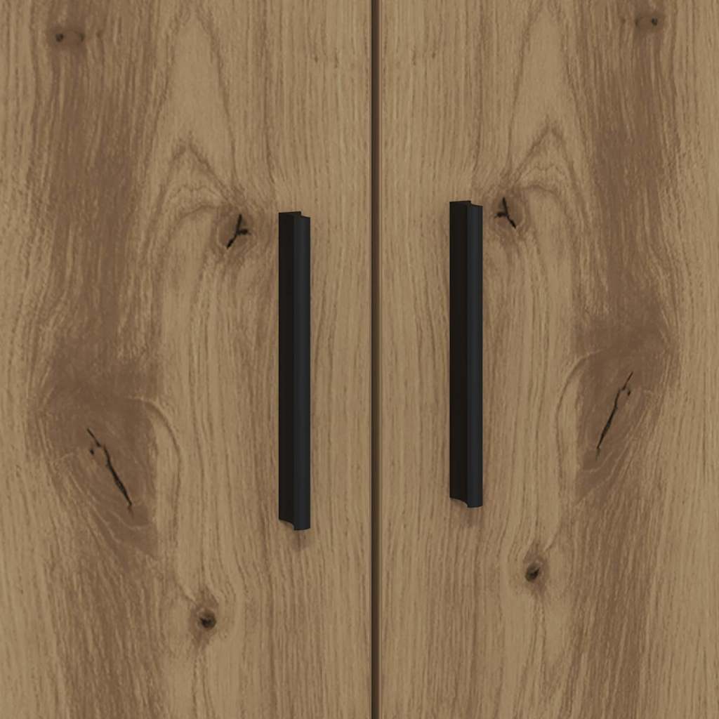 vidaXL Κρεβάτι με αποθηκευτικό χώρο artisan δρυς 80 x 200 cm