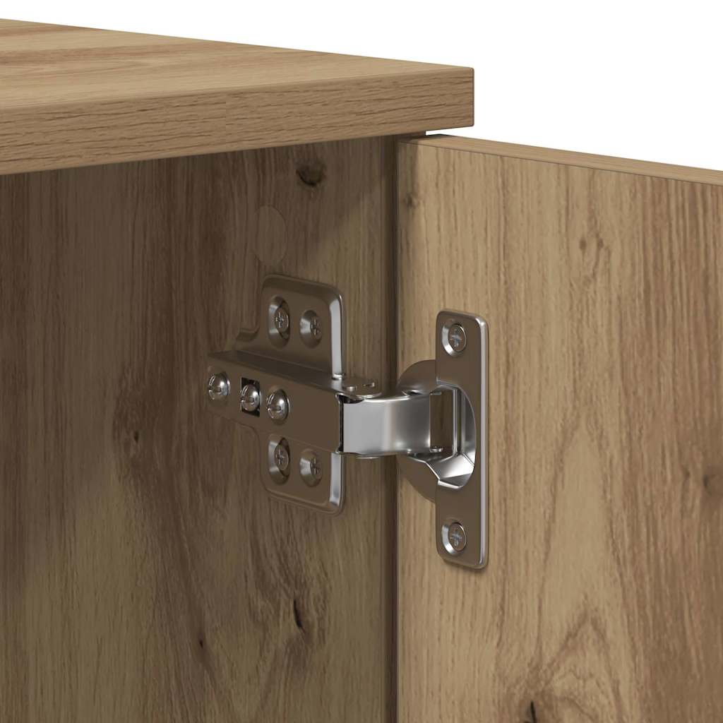 vidaXL Κρεβάτι με αποθηκευτικό χώρο artisan δρυς 80 x 200 cm