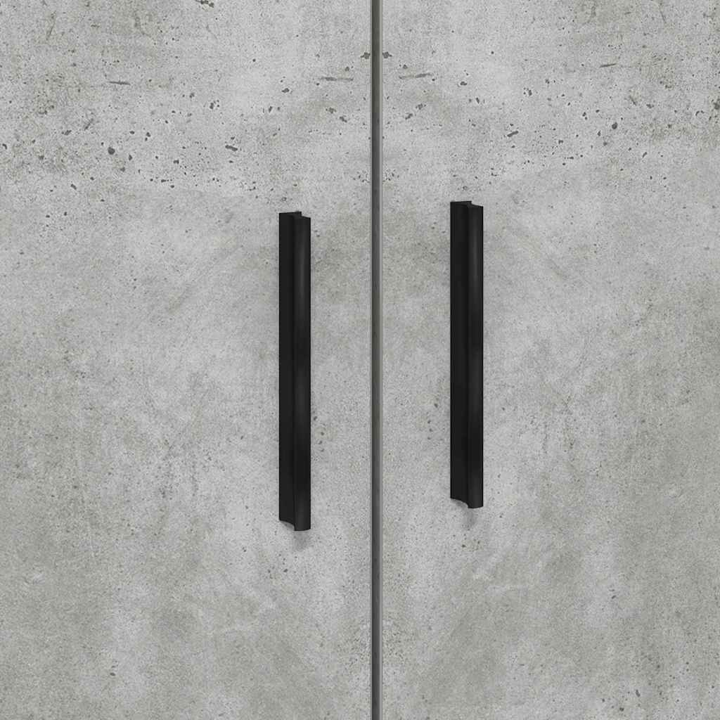 vidaXL Κρεβάτι με αποθηκευτικό χώρο Γκρι σκυροδέματος 75 x 190 cm