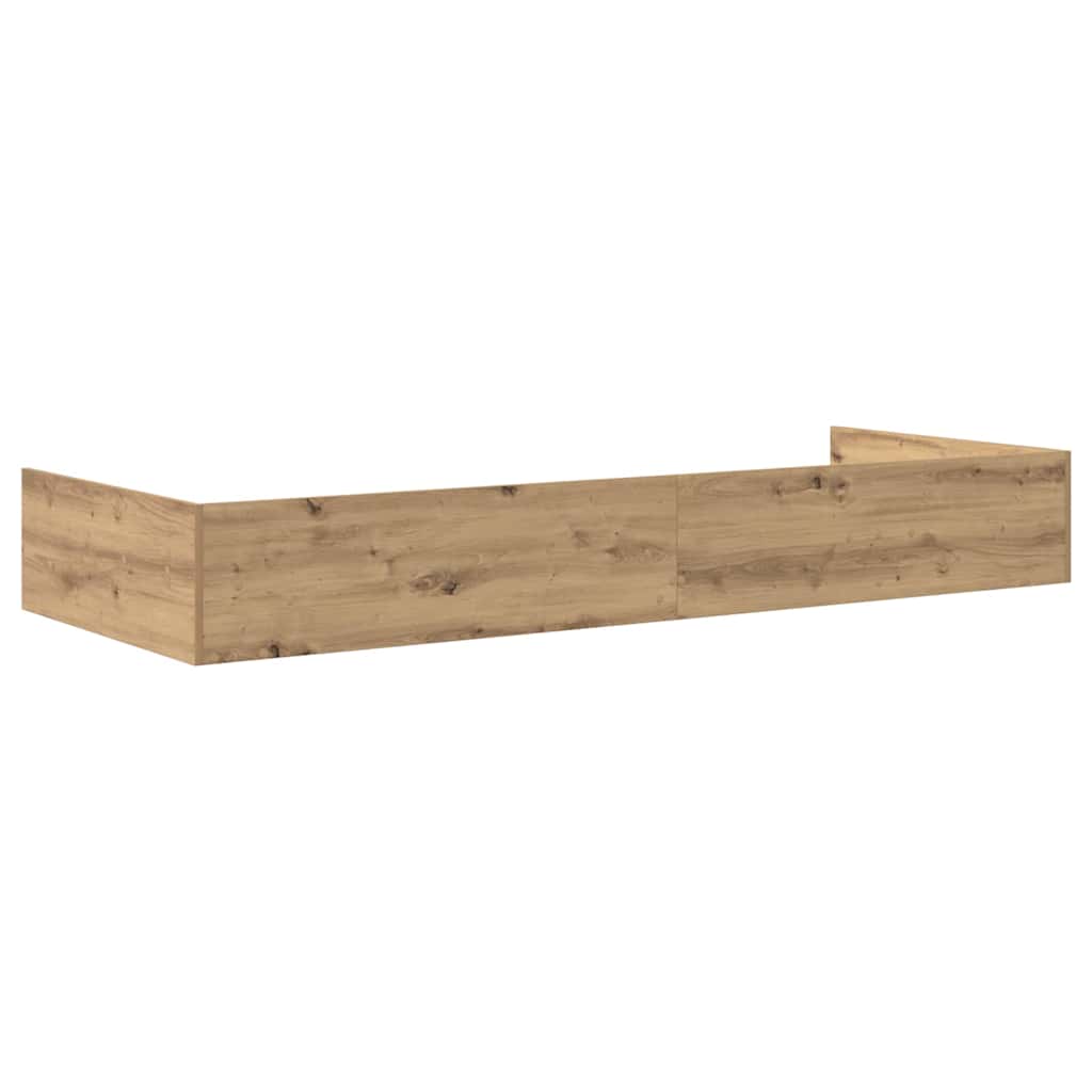 vidaXL Σκελετός Κρεβατιού Artisan Oak 90 x 200 cm Επεξεργασμένο ξύλο