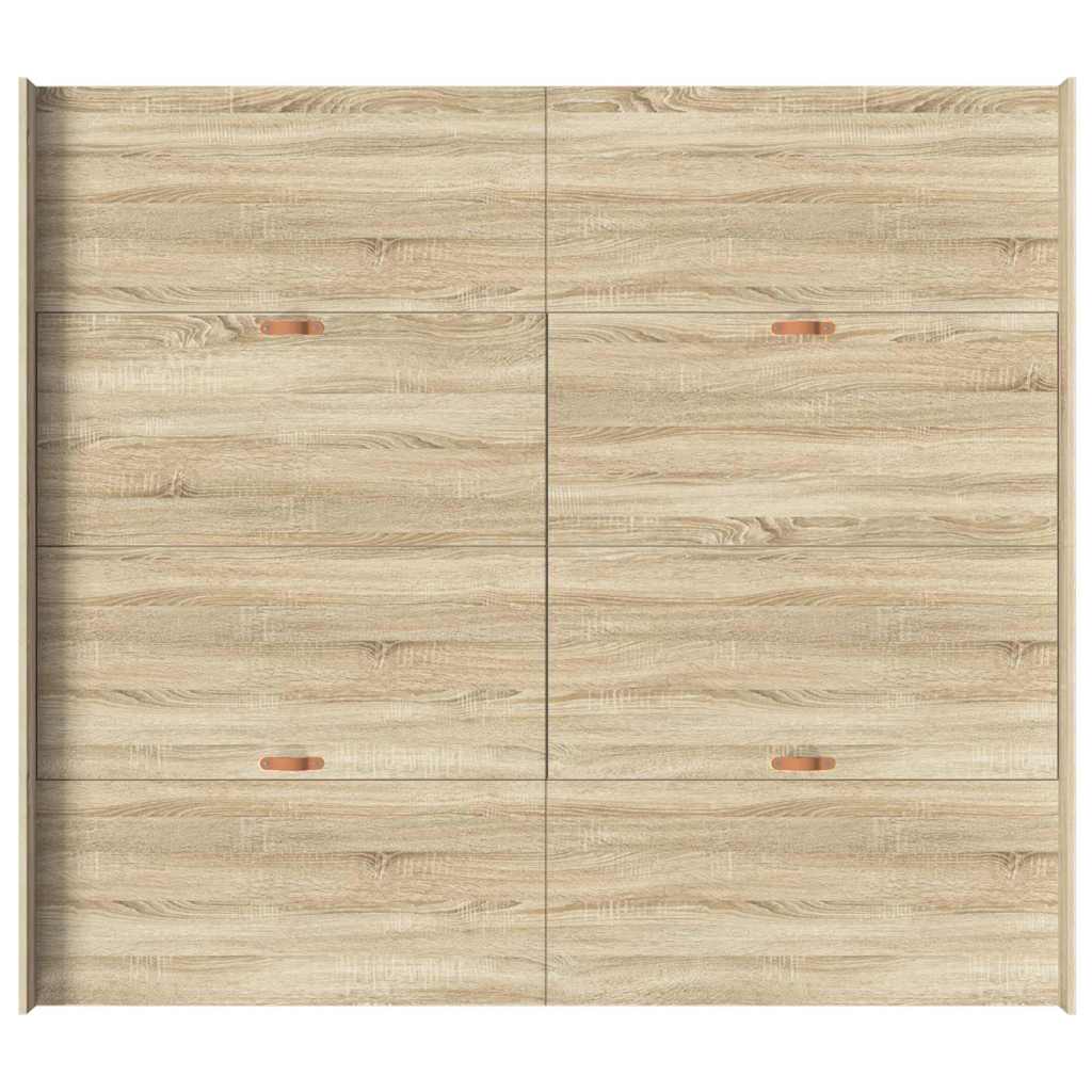 vidaXL Κρεβάτι με αποθηκευτικό χώρο Sonoma Δρυς 180 x 200 cm