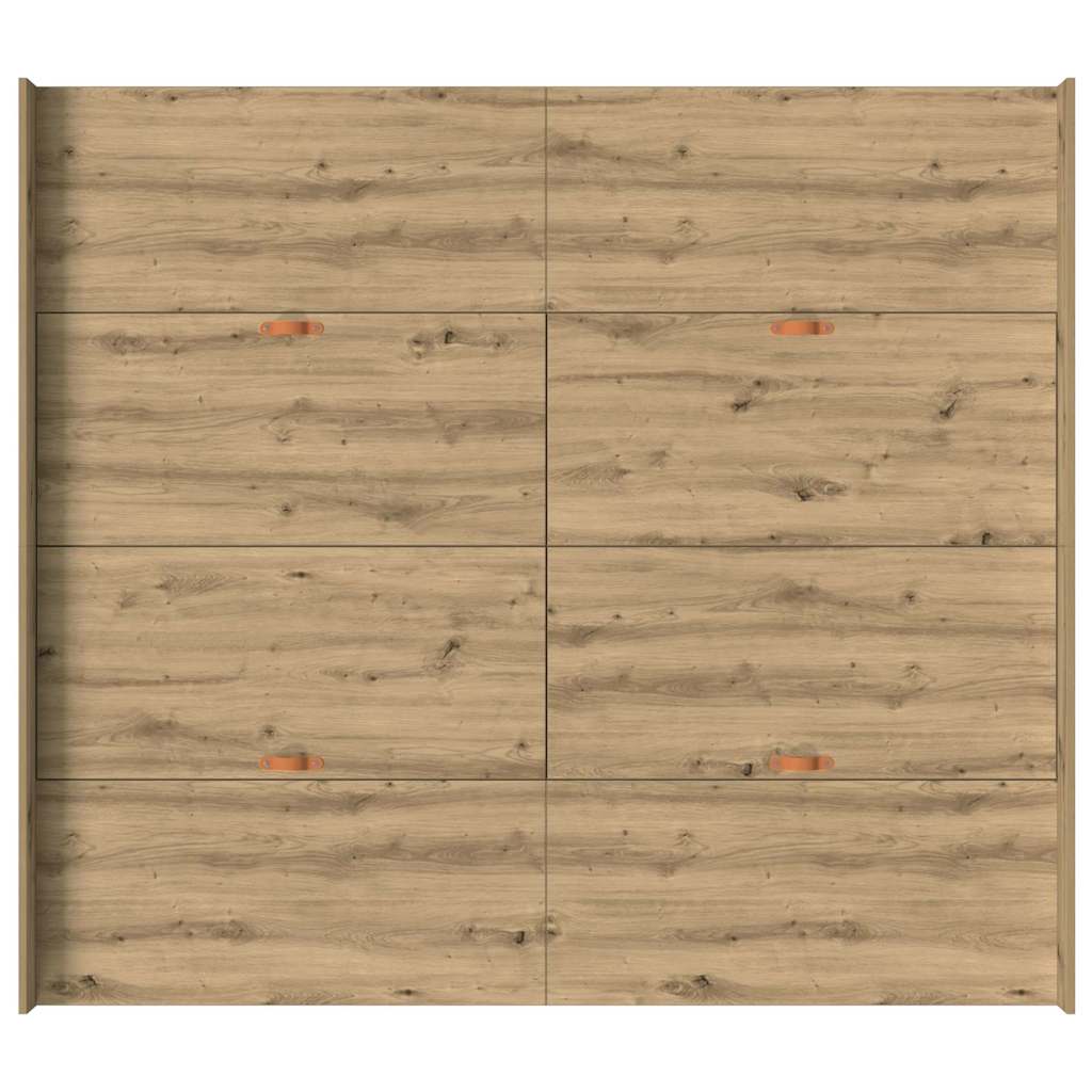 vidaXL Σκελετός κρεβατιού με αποθηκευτικό χώρο με συρτάρι artisan δρυς