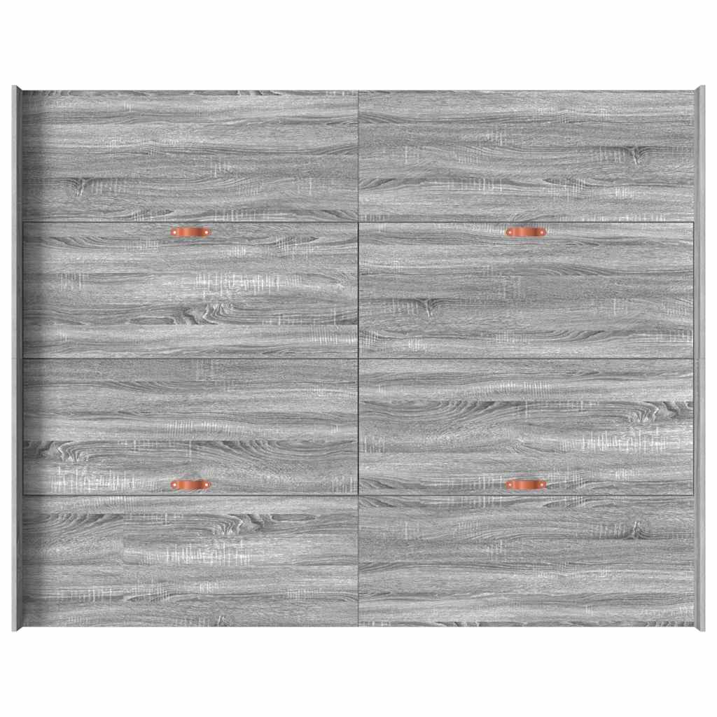 vidaXL Κρεβάτι με αποθηκευτικό χώρο Γκρι sonoma 160 x 200 cm