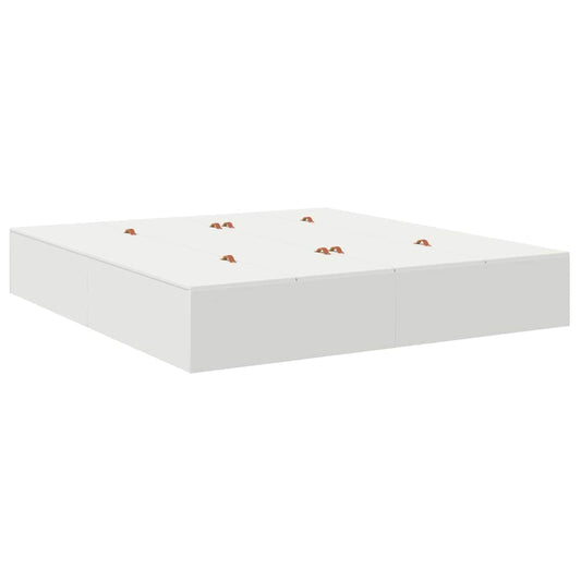 vidaXL Κρεβάτι αποθήκευσης Λευκό 200x200 εκ