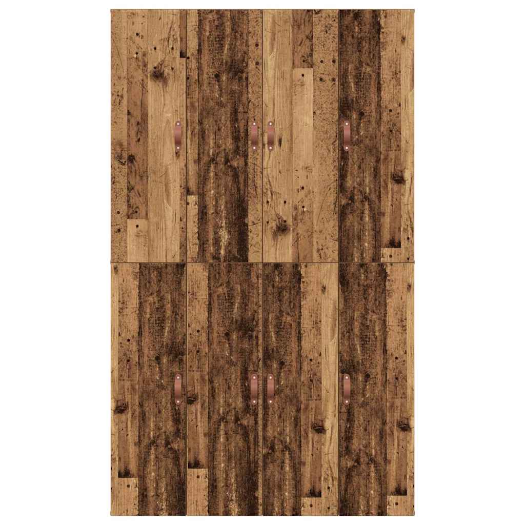 vidaXL Σκελετός Κρεβατιού Παλαιό ξύλο 120 x 200 cm Επεξεργασμένο ξύλο