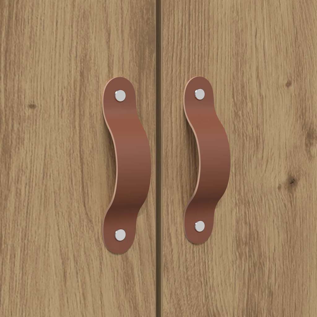 vidaXL Σκελετός Κρεβατιού artisan δρυς 120 x 200 cm Επεξεργασμένο ξύλο