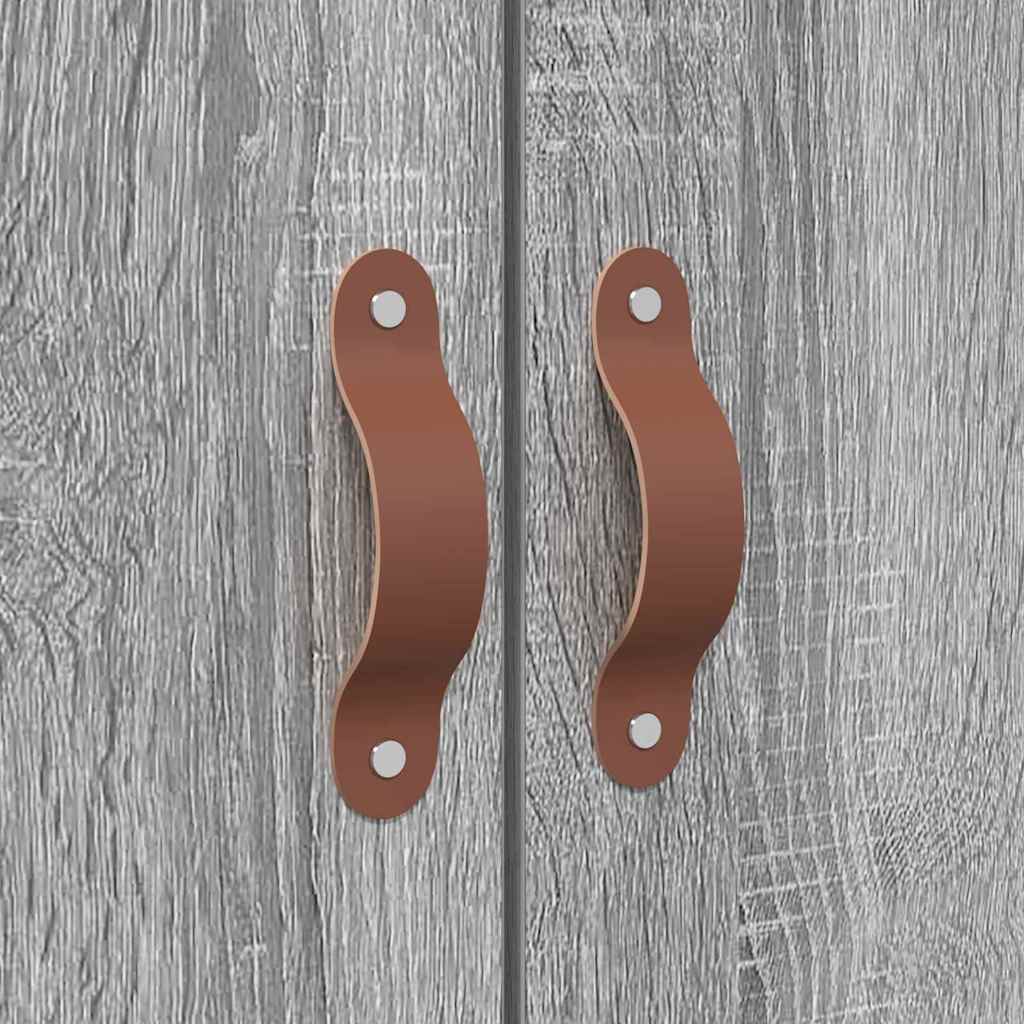 vidaXL Σκελετός Κρεβατιού Γκρι sonoma 140 x 200 cm Επεξεργασμένο ξύλο