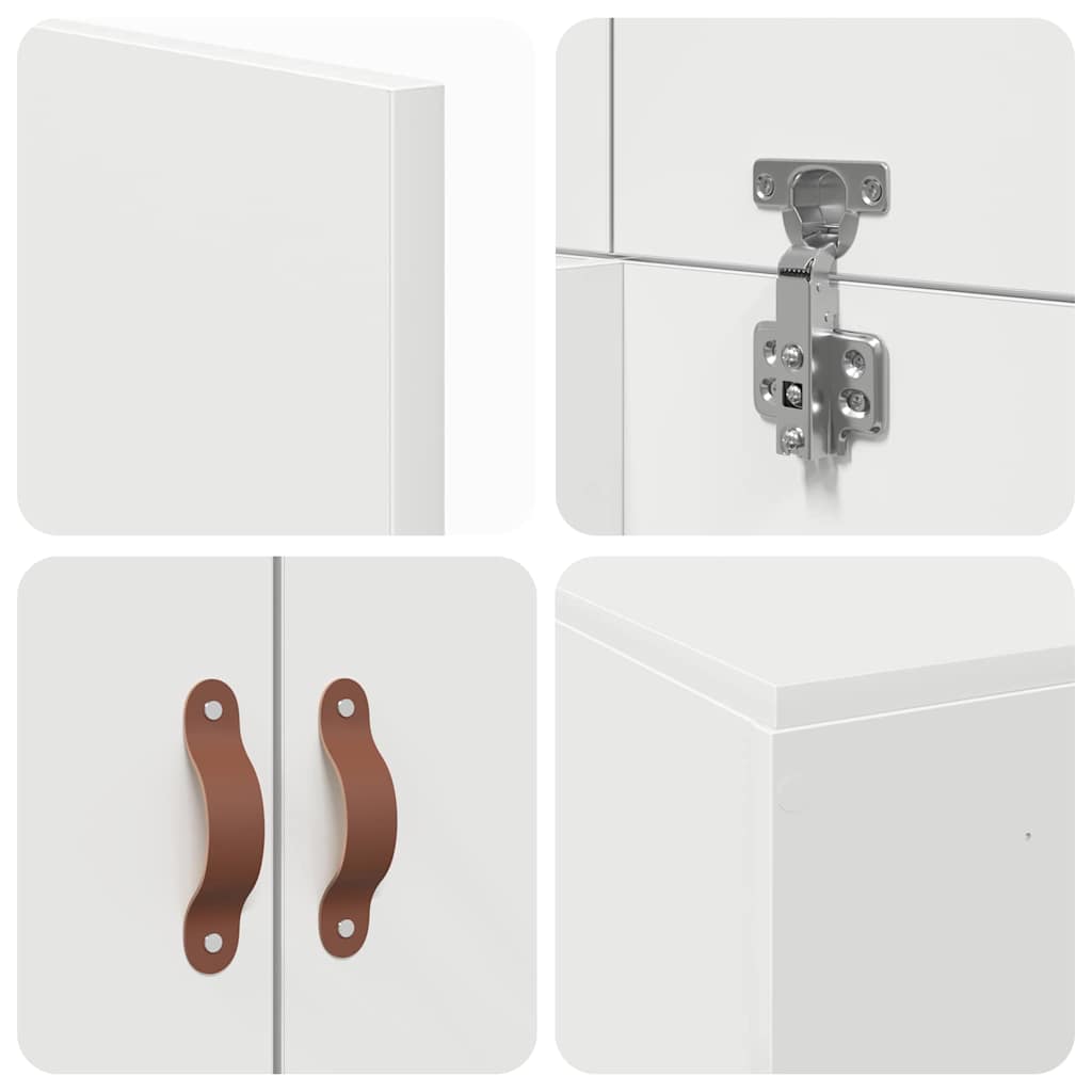 vidaXL Κρεβάτι αποθήκης λευκό 90x190 cm