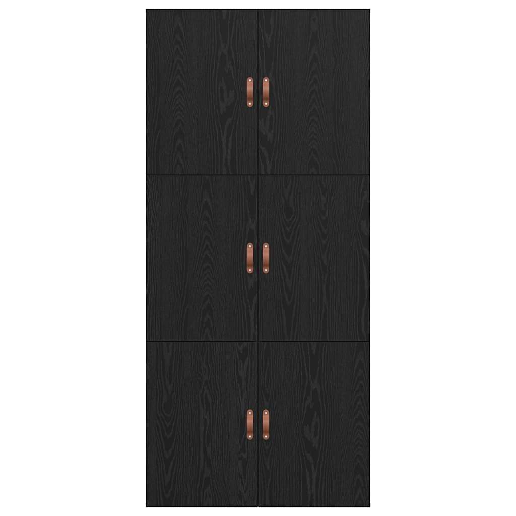 vidaXL Σκελετός Κρεβατιού Μαύρη δρυς 75 x 190 cm Επεξεργασμένο ξύλο