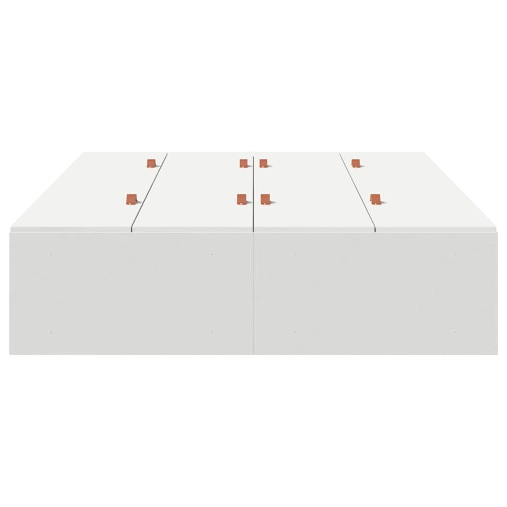 vidaXL Κρεβάτι Αποθήκευσης Λευκό 120x190 εκ