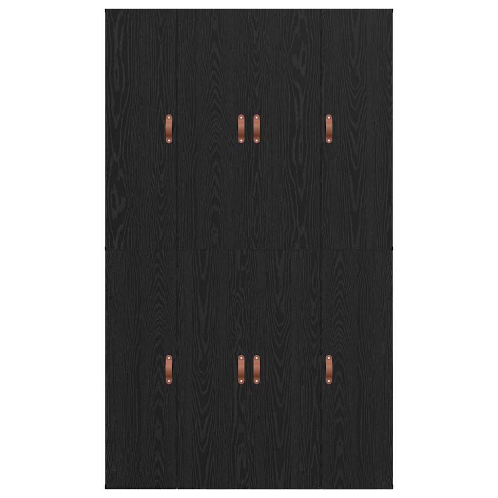 vidaXL Σκελετός Κρεβατιού Μαύρη δρυς 120 x 190 cm Επεξεργασμένο ξύλο