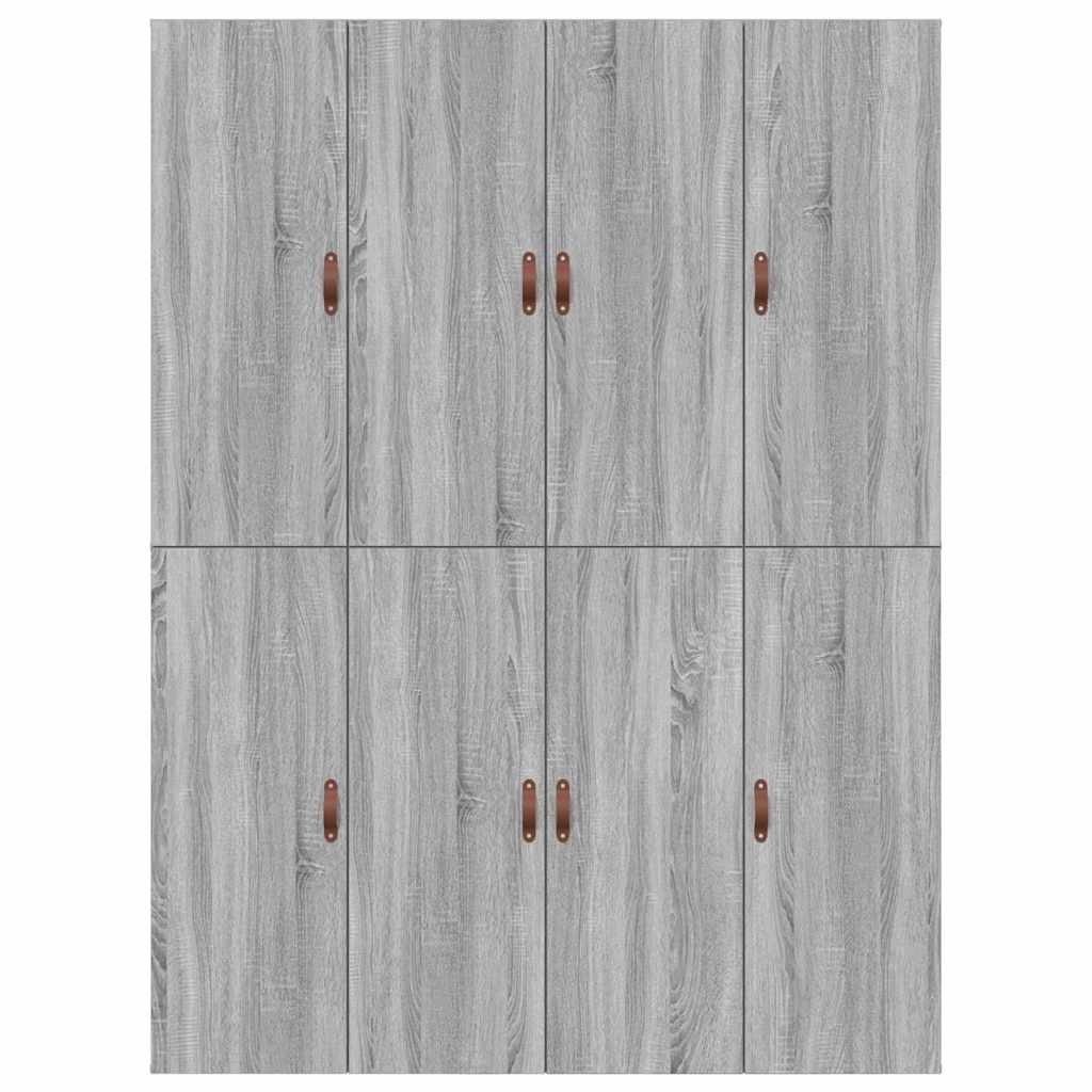 vidaXL Σκελετός Κρεβατιού Γκρι sonoma 140 x 190 cm Επεξεργασμένο ξύλο