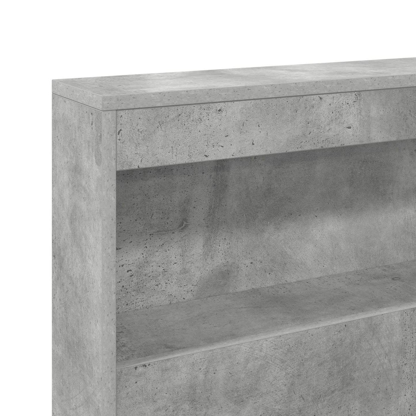vidaXL Κεφαλάρι Αποθήκης Σκυρόδεμα Γκρι Επεξεργασμένο Ξύλο