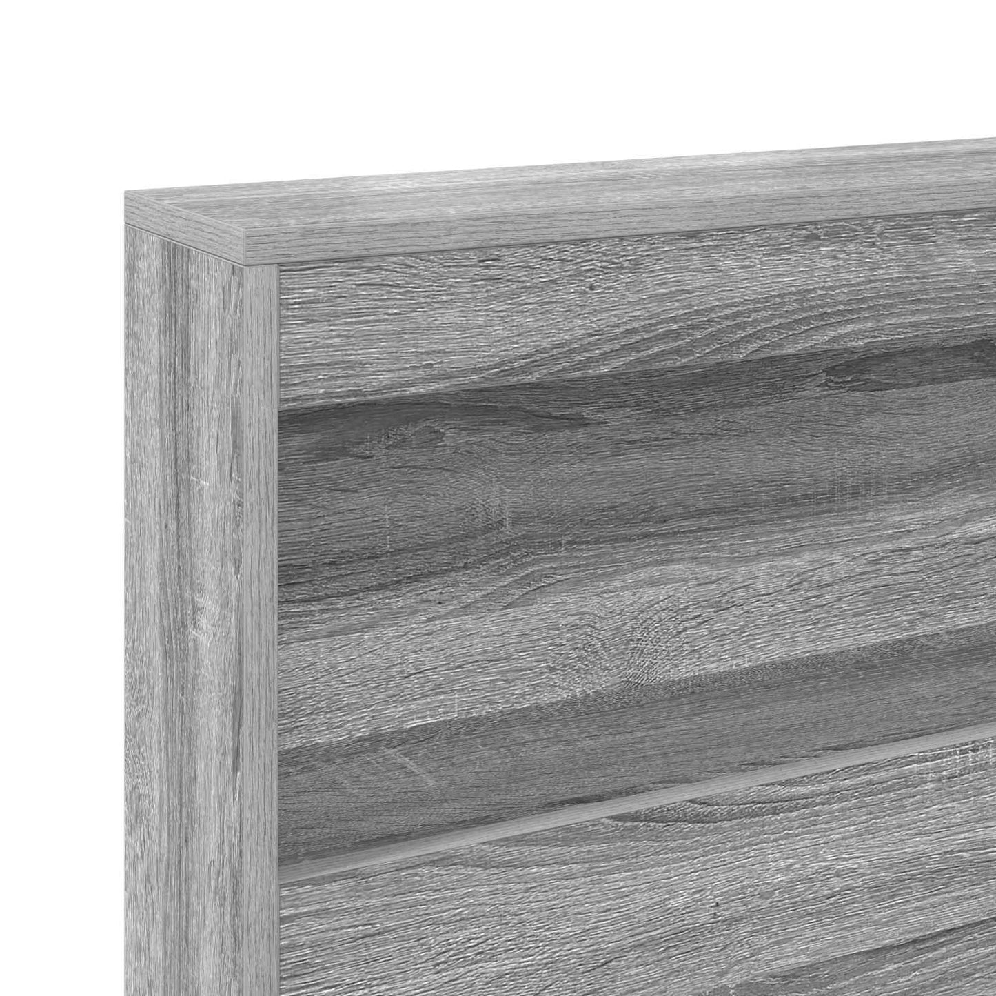 vidaXL Κεφαλάρι Αποθήκης Γκρίζο Σονομα 150 cm Επεξεργασμένο ξύλο