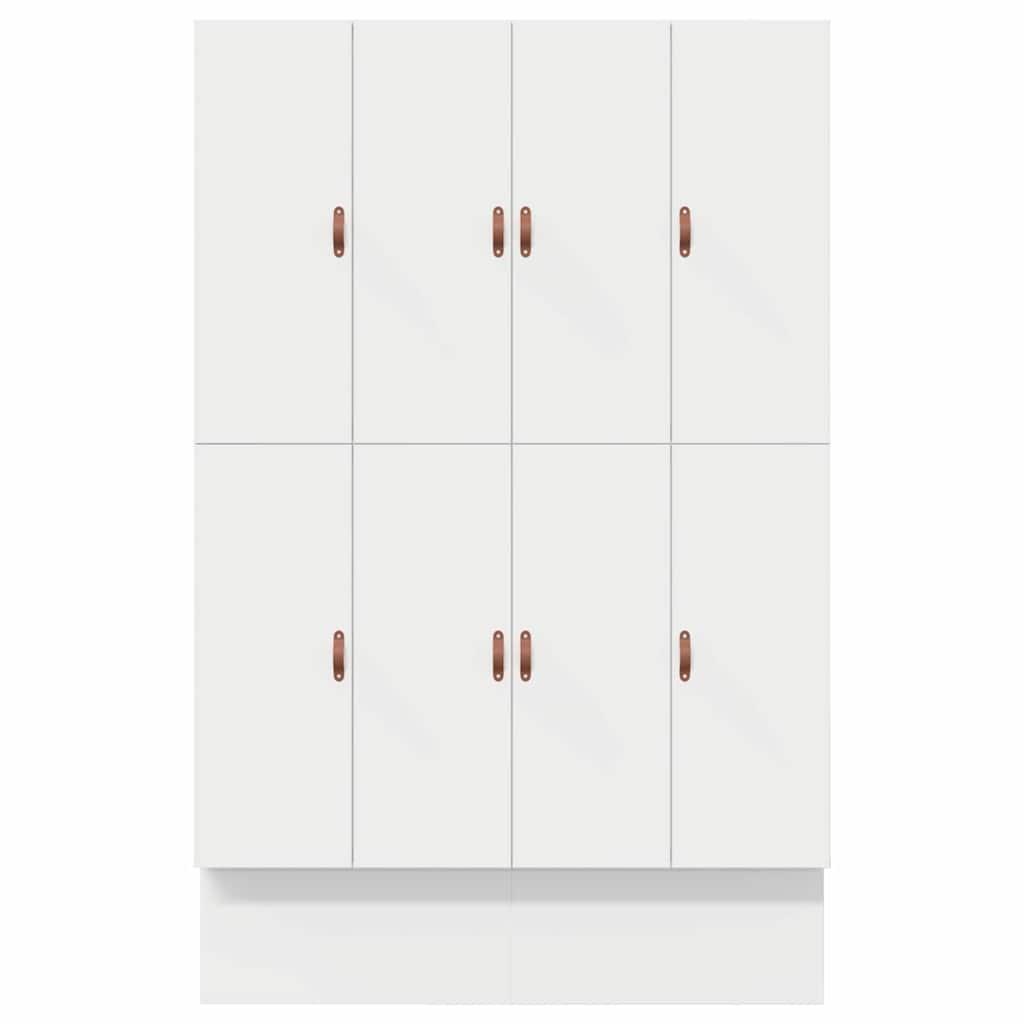 vidaXL Κρεβάτι με αποθηκευτικό χώρο Λευκό 150 cm Επεξεργασμένο ξύλο