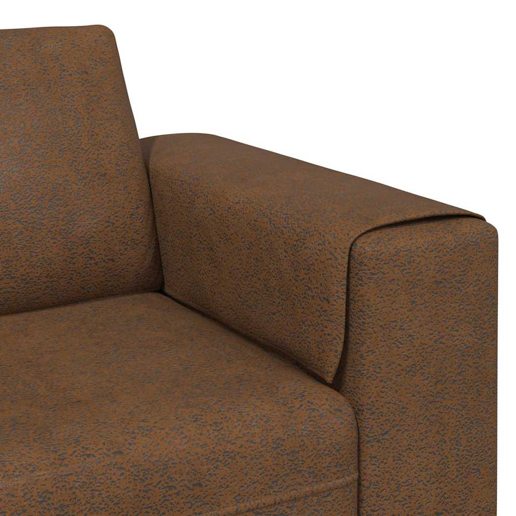 vidaXL Καναπές σαλονιού Καφέ 250 x 77 x 76 εκ.