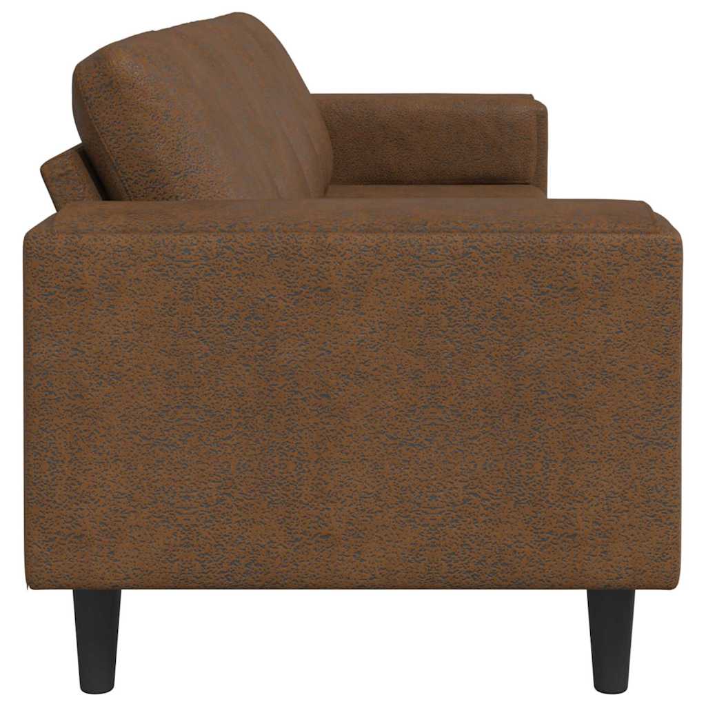 vidaXL Καναπές σαλονιού Καφέ 250 x 77 x 76 εκ.