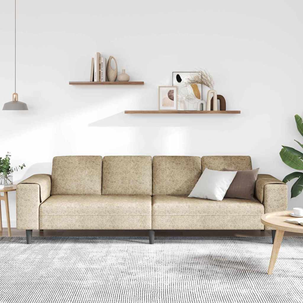 vidaXL Καναπές σαλονιού Ανοιχτό γκρι 250 x 77 x 76 εκ.