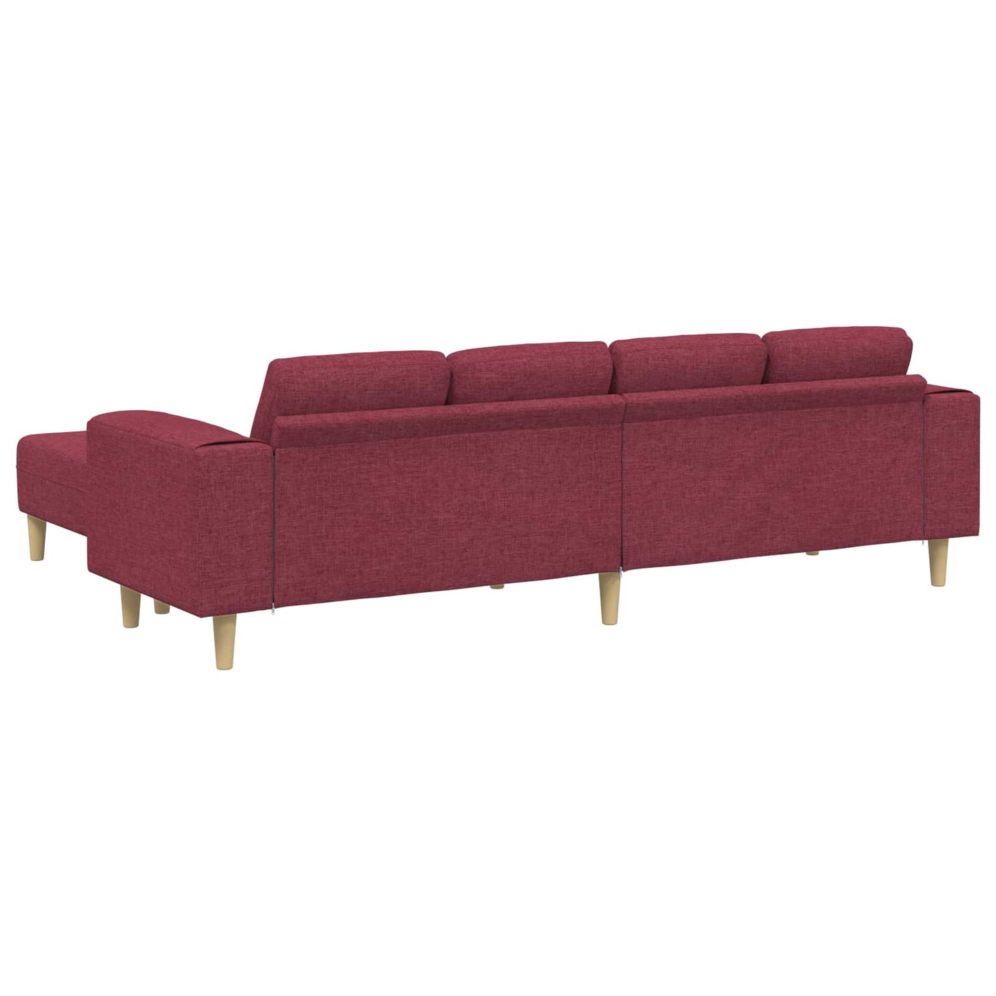 vidaXL Καναπές σαλονιού 3 pcs Κόκκινο 250 x 188 x 76 εκ. Πολυεστέρας