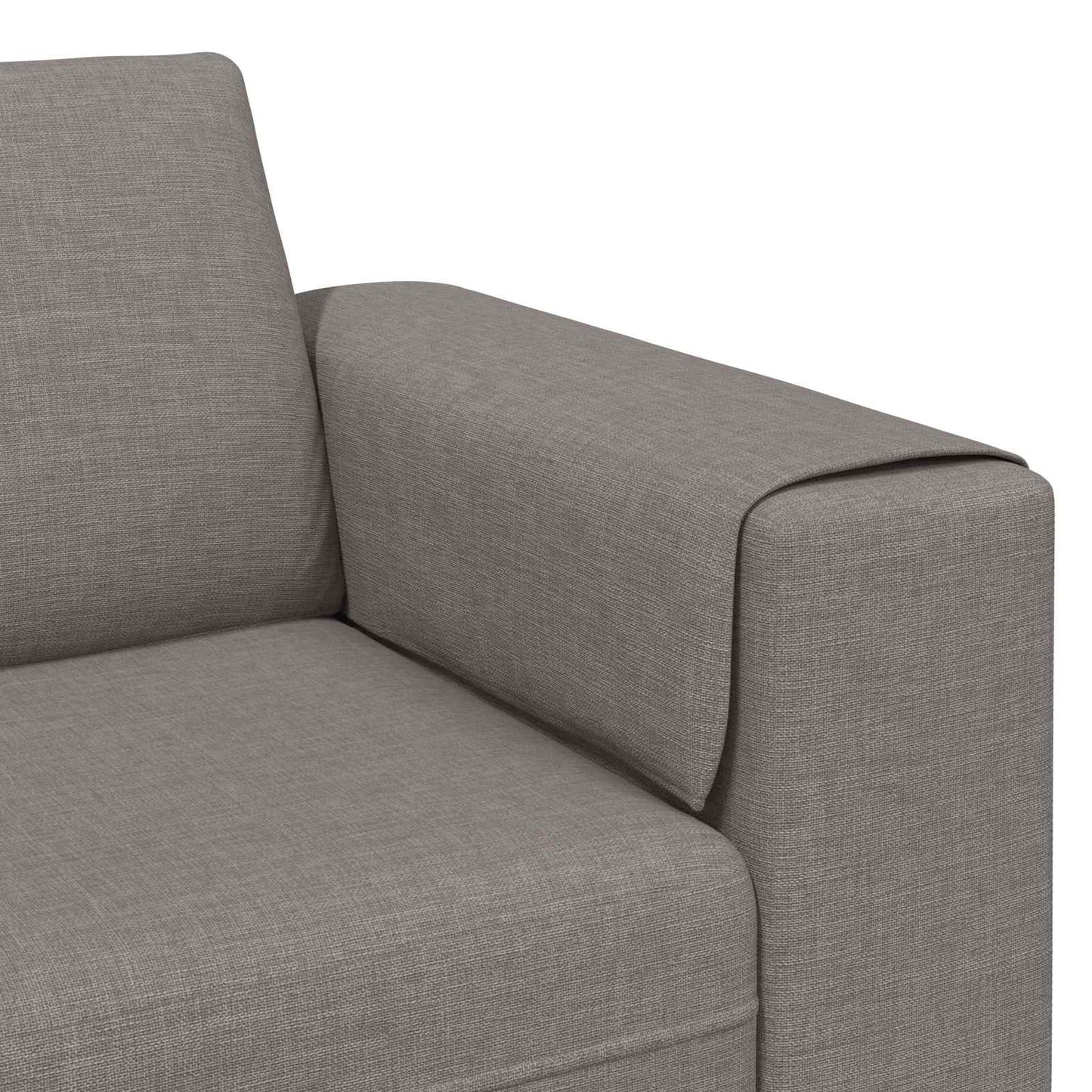 vidaXL Καναπές σαλονιού 3 pcs Taupe Πολυεστέρας