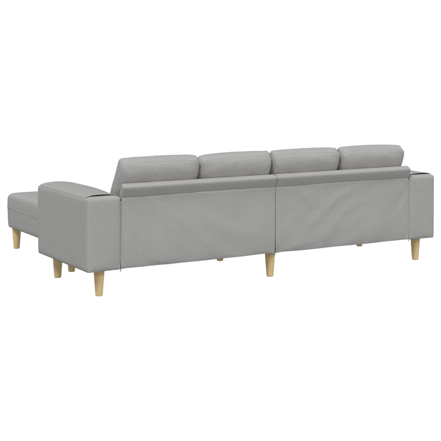 vidaXL Καναπές σαλονιού 3 pcs Σκίουρος Γκρί 250 x 188 x 76 εκ.
