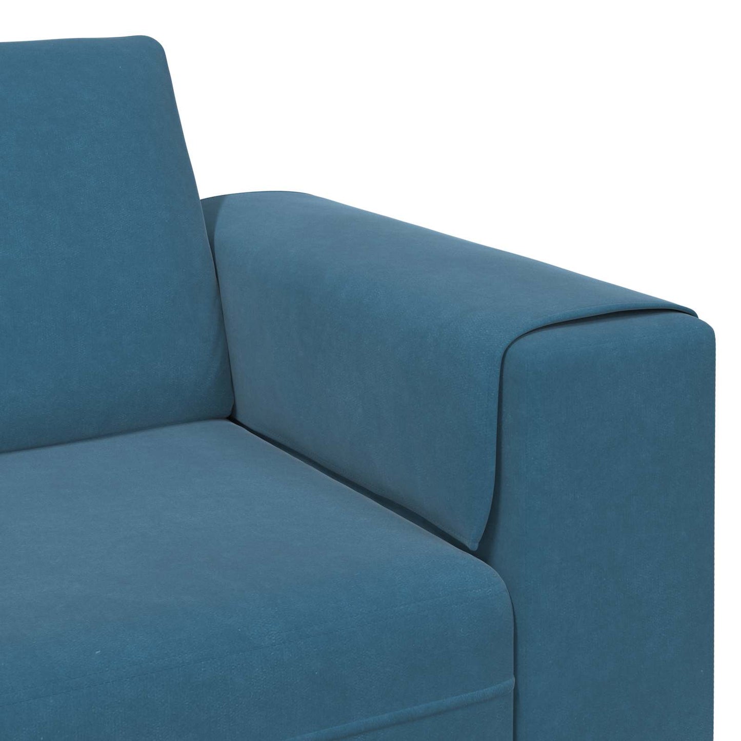 vidaXL Καναπές σαλονιού 3 pcs Μπλε 250 x 188 x 76 εκ.