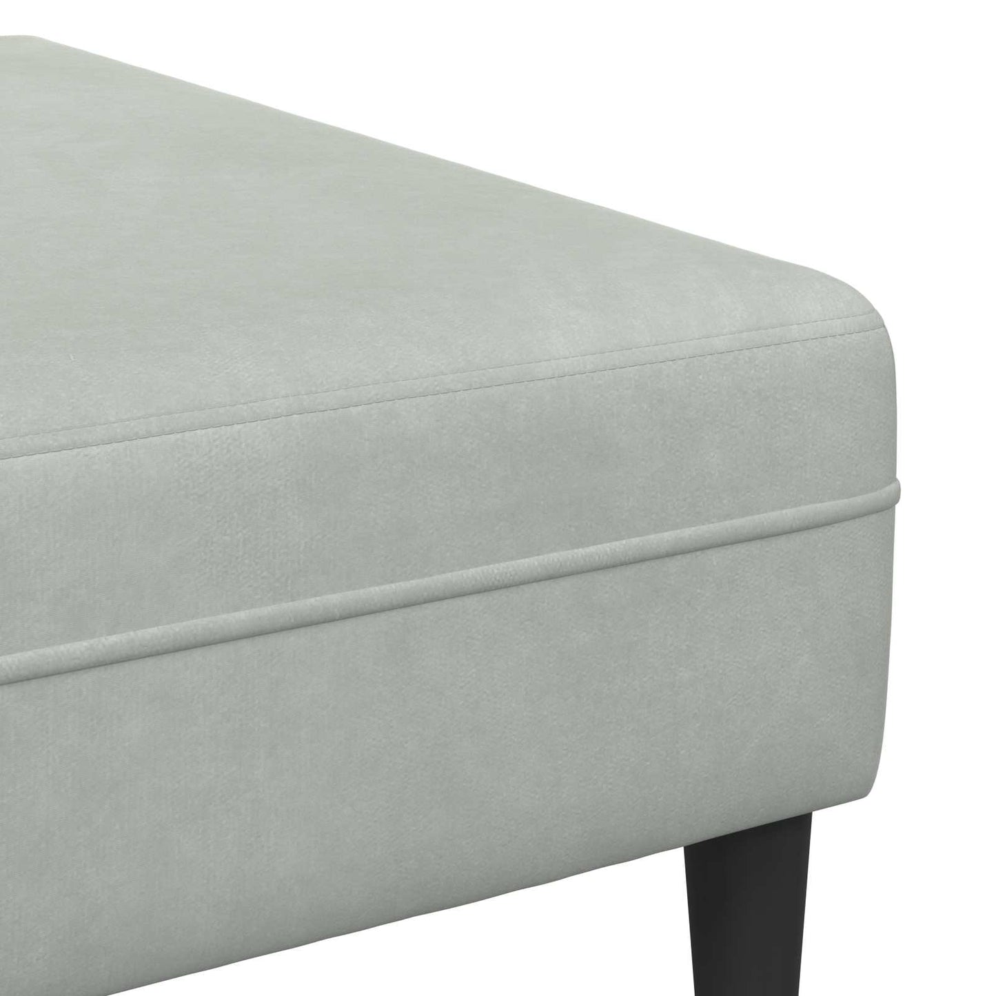 vidaXL Καναπές σαλονιού 3 pcs Ανοιχτό γκρι 250 x 188 x 76 εκ.