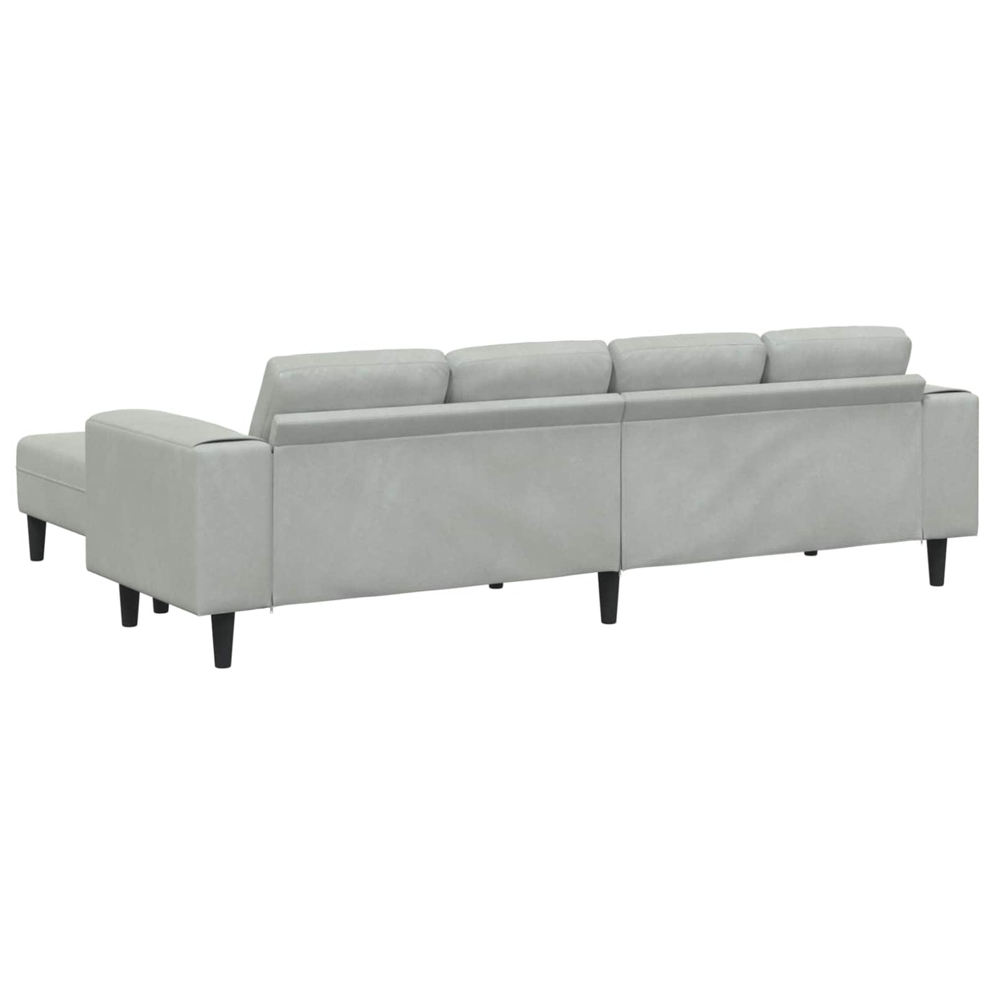 vidaXL Καναπές σαλονιού 3 pcs Ανοιχτό γκρι 250 x 188 x 76 εκ.