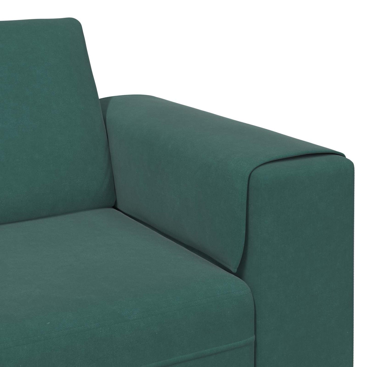 vidaXL Καναπές σαλονιού 3 pcs Σκούρο Πράσινο 250 x 188 x 76 εκ.