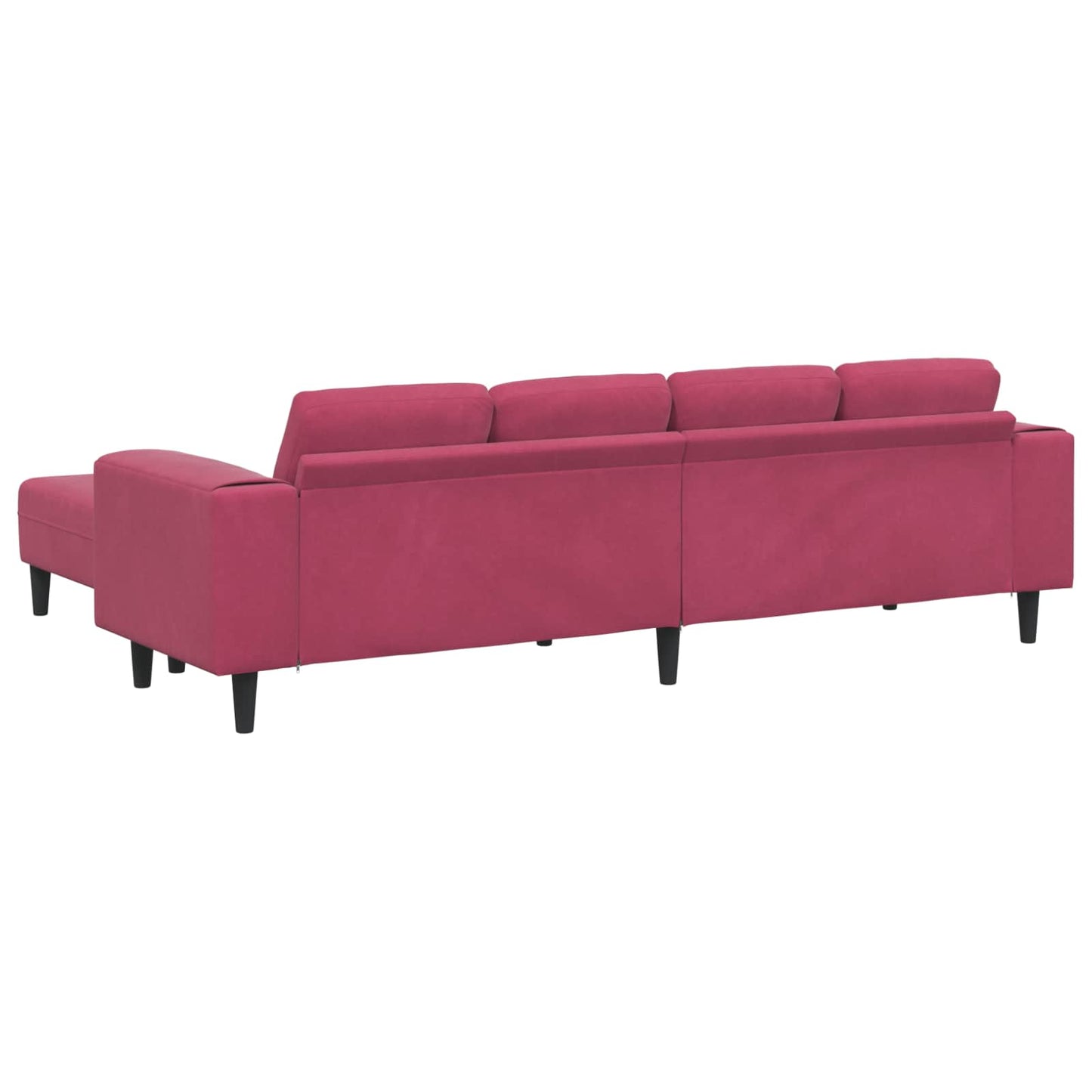 vidaXL Καναπές σαλονιού 3 pcs Κόκκινο 250 x 188 x 76 εκ.