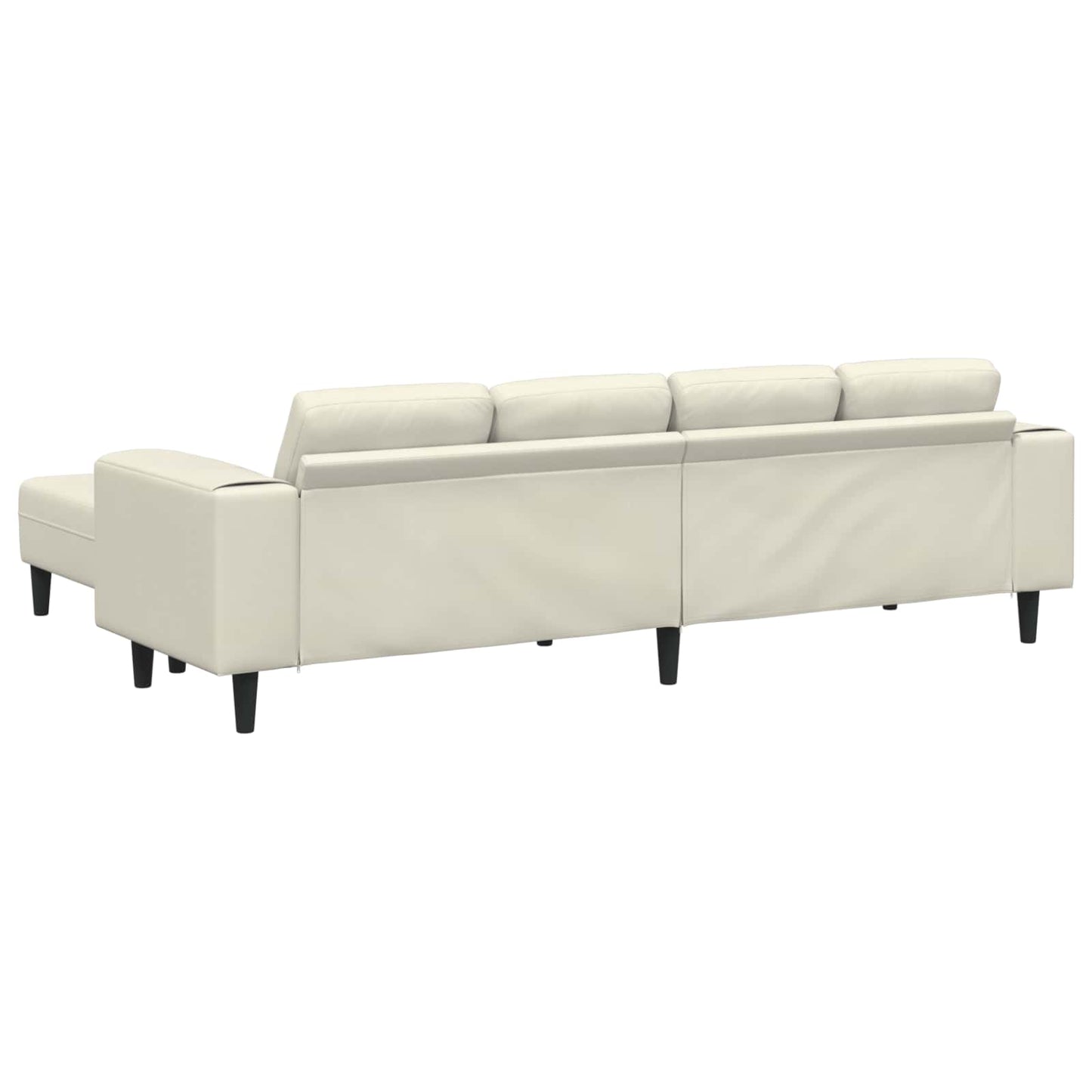 vidaXL Καναπές σαλονιού 3 pcs Κρεμ 250 x 188 x 76 εκ.