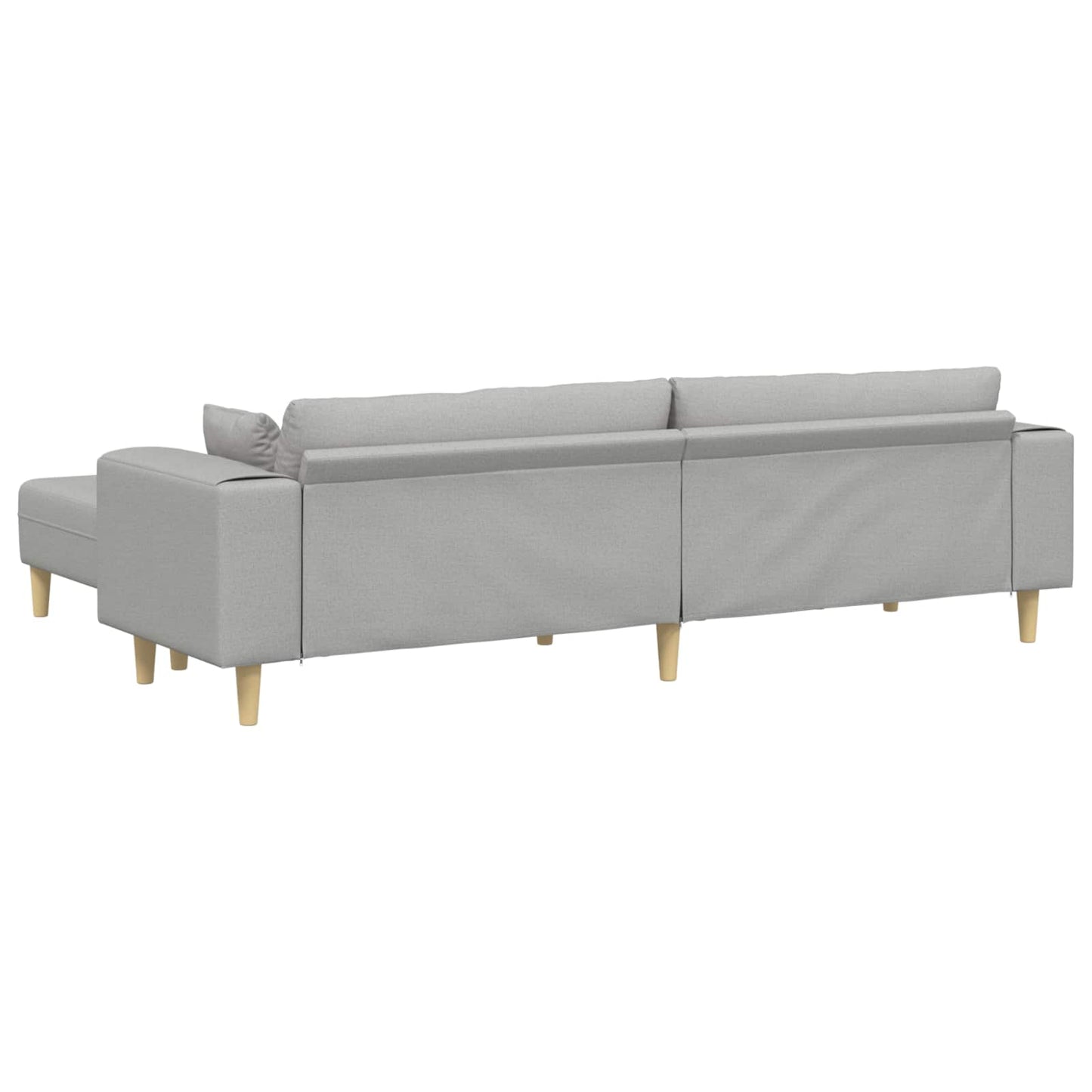 vidaXL Καναπές 3 pcs Σκίουρος Γκρί 250 x 188 x 76 εκ. ύφασμα