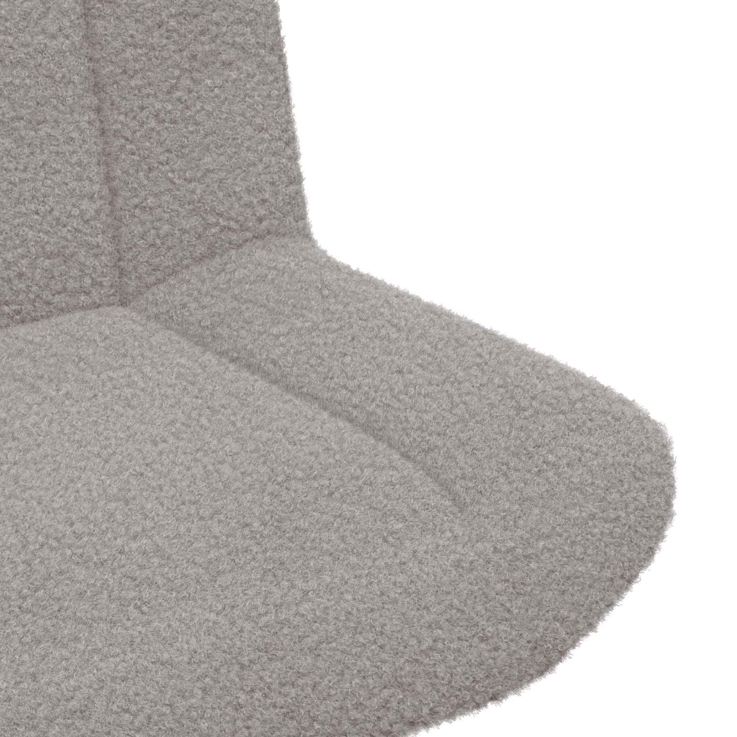 vidaXL Περιστρεφόμενη καρέκλα Ανοιχτό γκρι 63 x 75 x 76 εκ