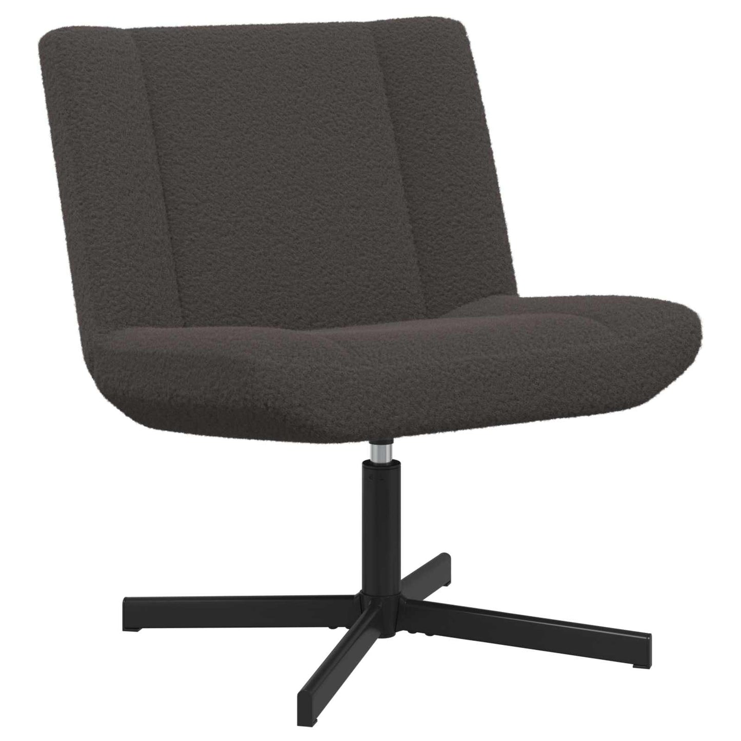 vidaXL Περιστρεφόμενη καρέκλα Σκούρο Γκρι 63 x 75 x 76 εκ