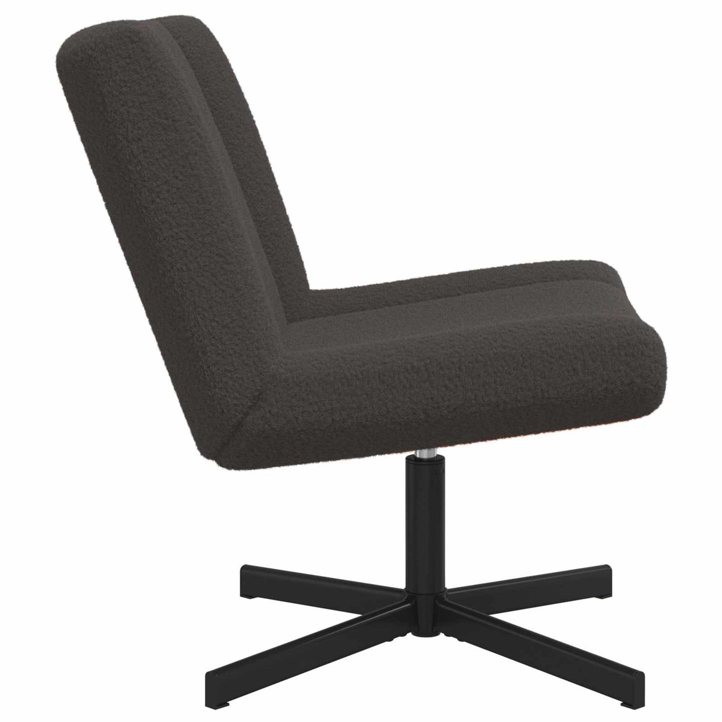 vidaXL Περιστρεφόμενη καρέκλα Σκούρο Γκρι 63 x 75 x 76 εκ