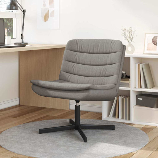 vidaXL Περιστρεφόμενη καρέκλα Taupe 63 x 75 x 76 εκ ύφασμα