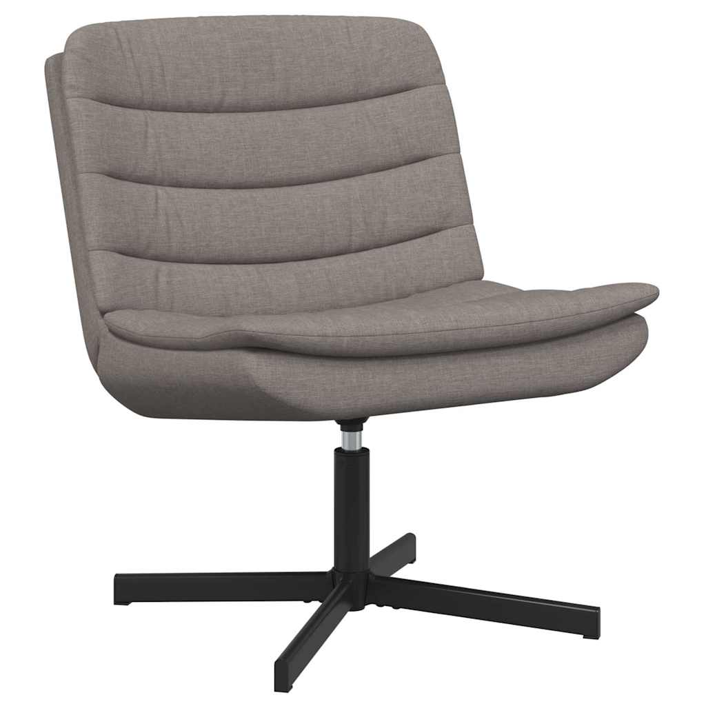 vidaXL Περιστρεφόμενη καρέκλα Taupe 63 x 75 x 76 εκ ύφασμα
