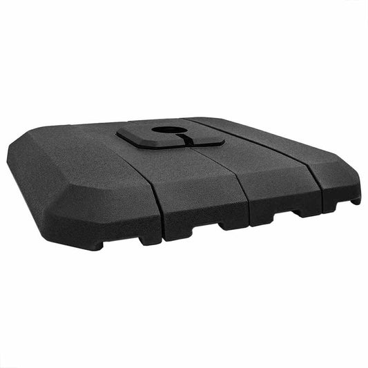 vidaXL Σετ Βάσης Ανεμογεννήτριας 4 pcs Μαύρο 98 x 98 x 13 εκ. Πλαστικό