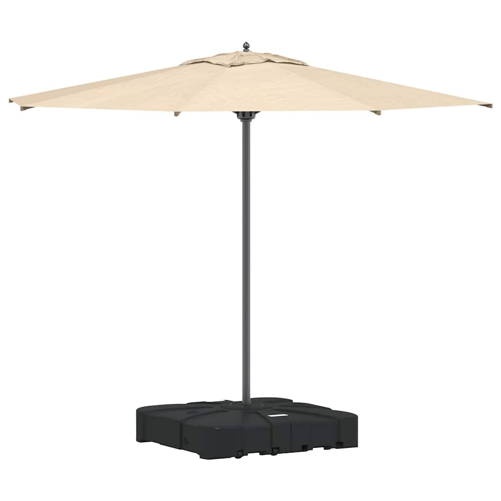 vidaXL Σετ Βάσης Ανεμογεννήτριας 2 pcs Μαύρο 88 x 88 x 19 εκ. Πλαστικό
