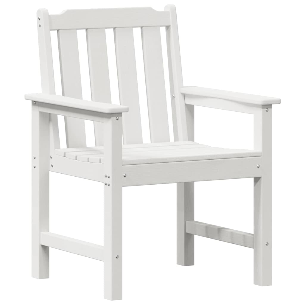 vidaXL Καρέκλα Κήπου 6 pcs Λευκό 65.5 x 59 x 88 εκ Πολυαιθυλένιο