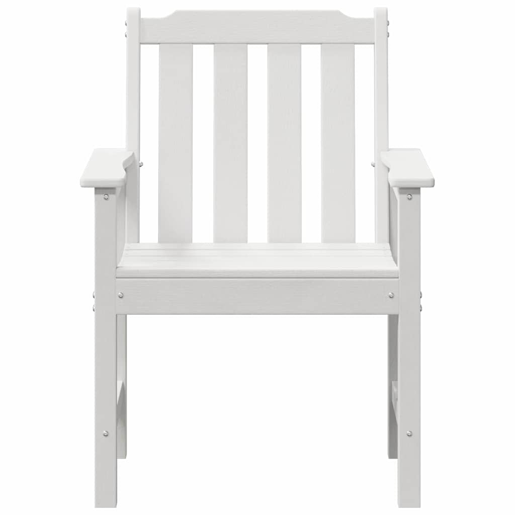 vidaXL Καρέκλα Κήπου 6 pcs Λευκό 65.5 x 59 x 88 εκ Πολυαιθυλένιο