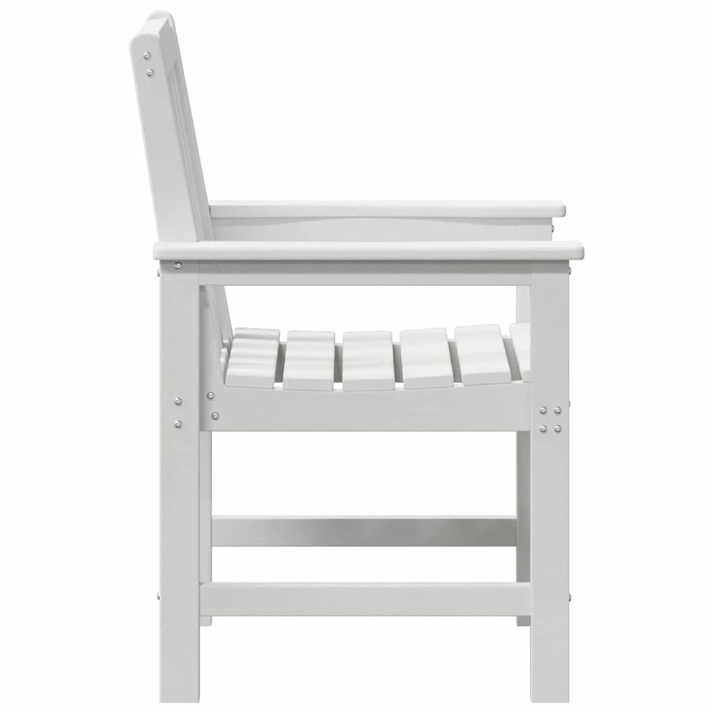 vidaXL Καρέκλα Κήπου 6 pcs Λευκό 65.5 x 59 x 88 εκ Πολυαιθυλένιο