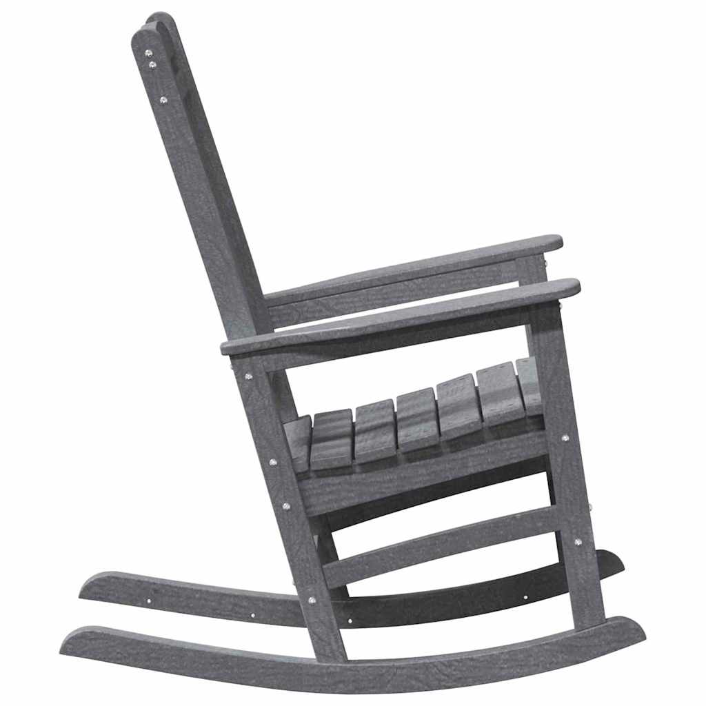 vidaXL Κουνιστή καρέκλα 2 pcs Ανοιχτό γκρι 92 x 70 x 108 εκ
