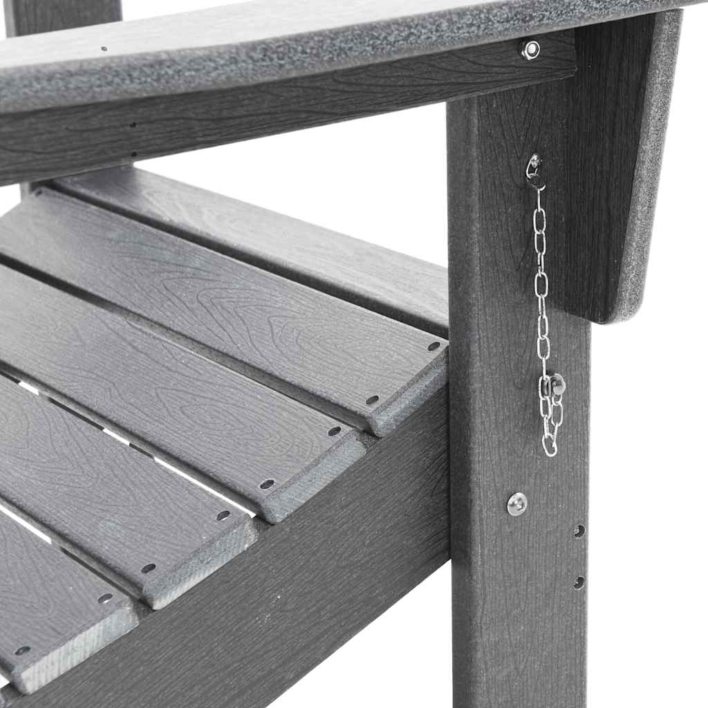 vidaXL Καρέκλα Κήπου 2 pcs Ανοιχτό γκρι 80.5 x 74.5 x 92 εκ