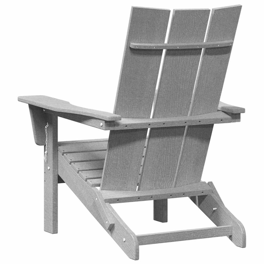 vidaXL Καρέκλα Κήπου 2 pcs Ανοιχτό γκρι 80.5 x 74.5 x 92 εκ