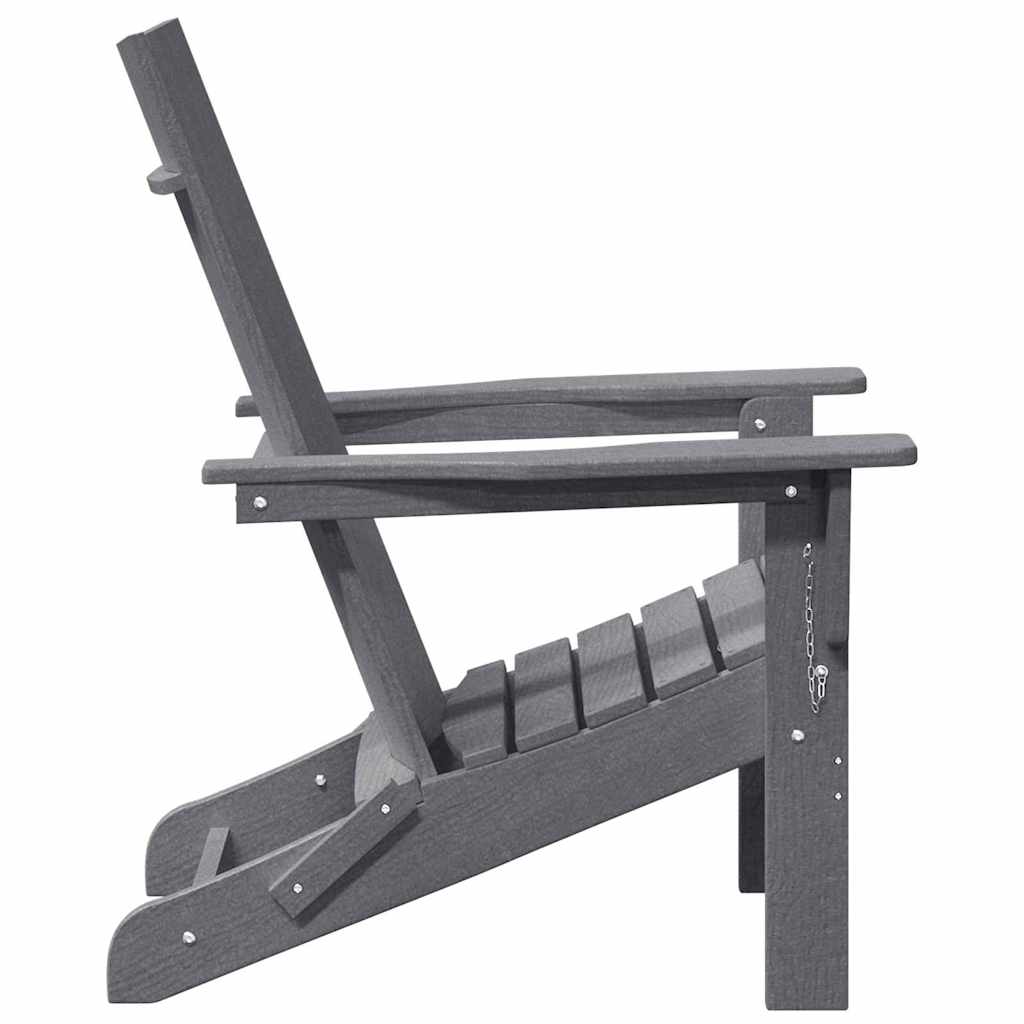 vidaXL Καρέκλα Κήπου 2 pcs Ανοιχτό γκρι 80.5 x 74.5 x 92 εκ
