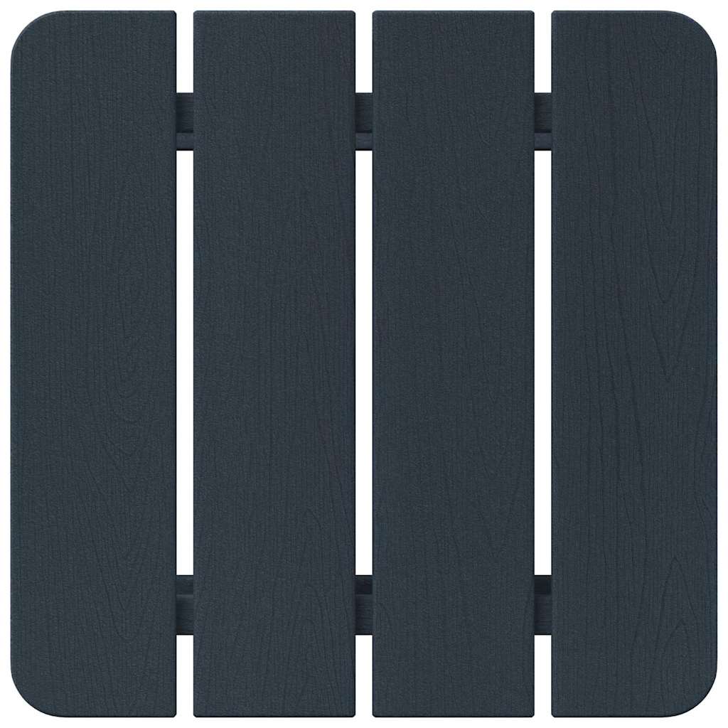 vidaXL 3 κομμάτια Σετ Σαλονιού Κήπου Ναυτικό Μπλε HDPE