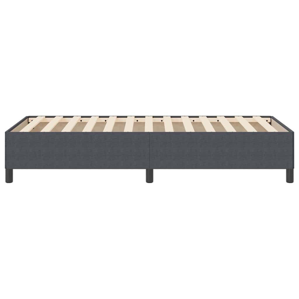 vidaXL Κρεβάτι με ελατήρια Σκούρο Γκρι 90 x 200 cm