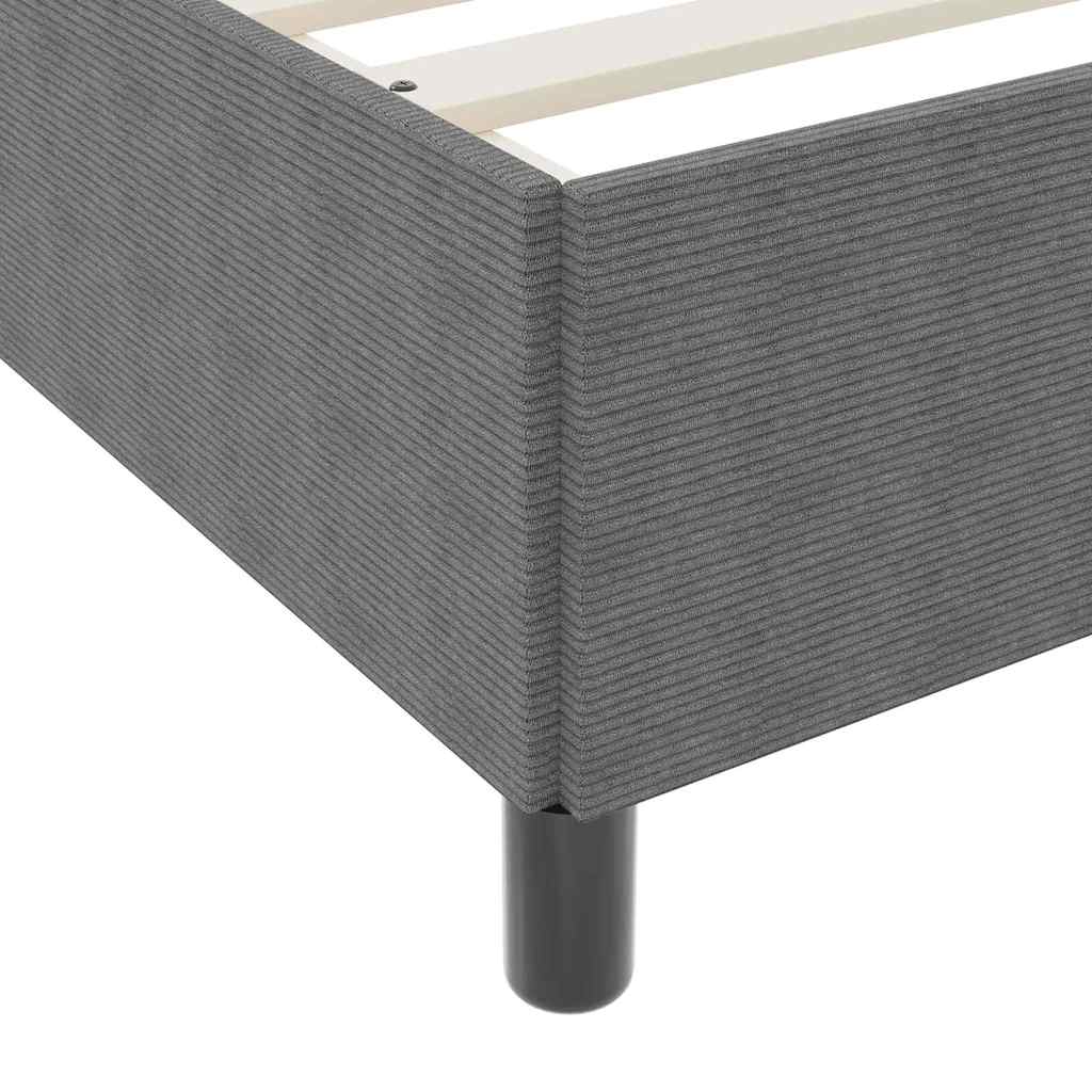 vidaXL Κρεβάτι με ελατήρια Ανοιχτό γκρι 100 x 200 cm