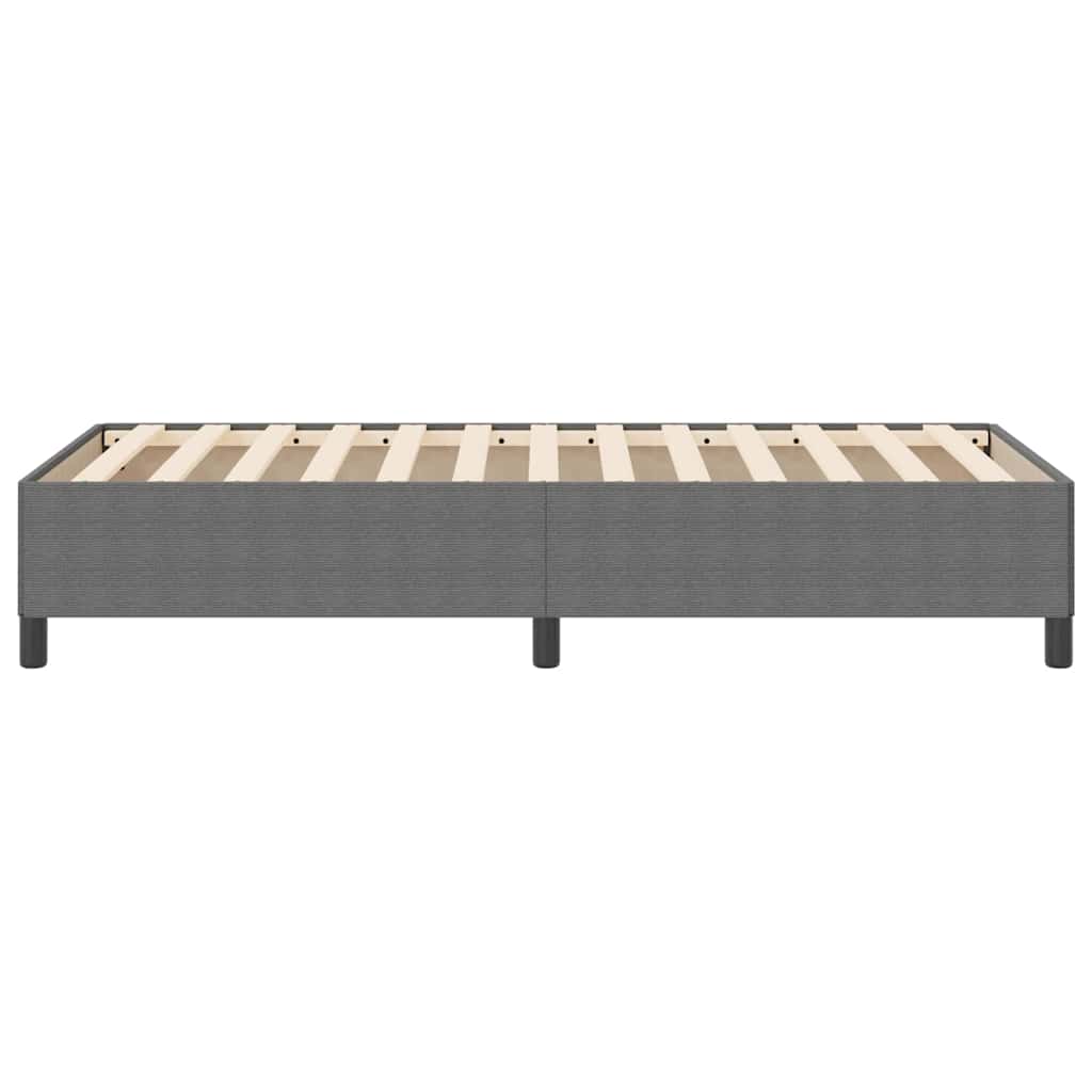 vidaXL Κρεβάτι με ελατήρια Ανοιχτό γκρι 100 x 200 cm